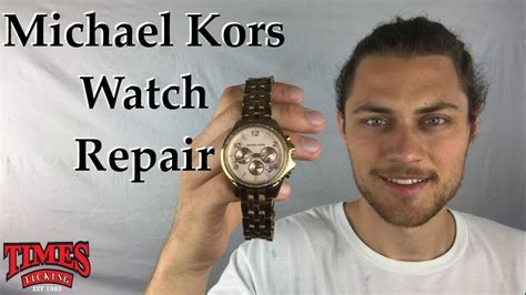 how to take the back off a michael kors watch|how to open back of mk watch.